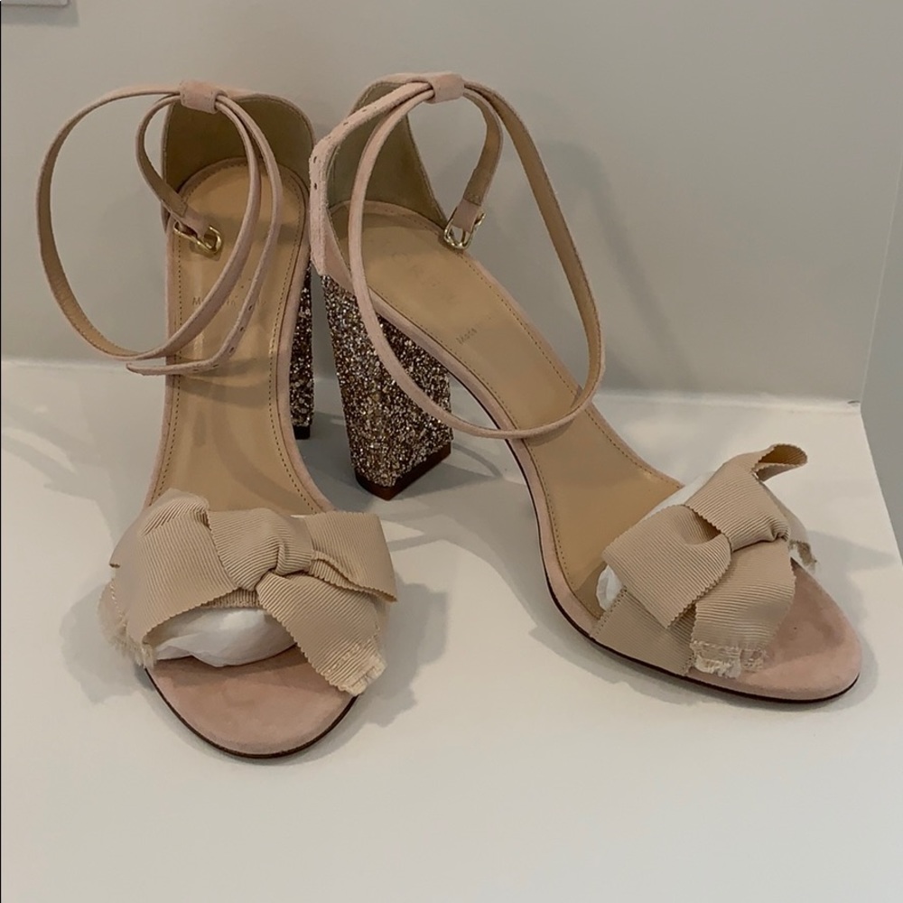 JCrew Glitter Heels
